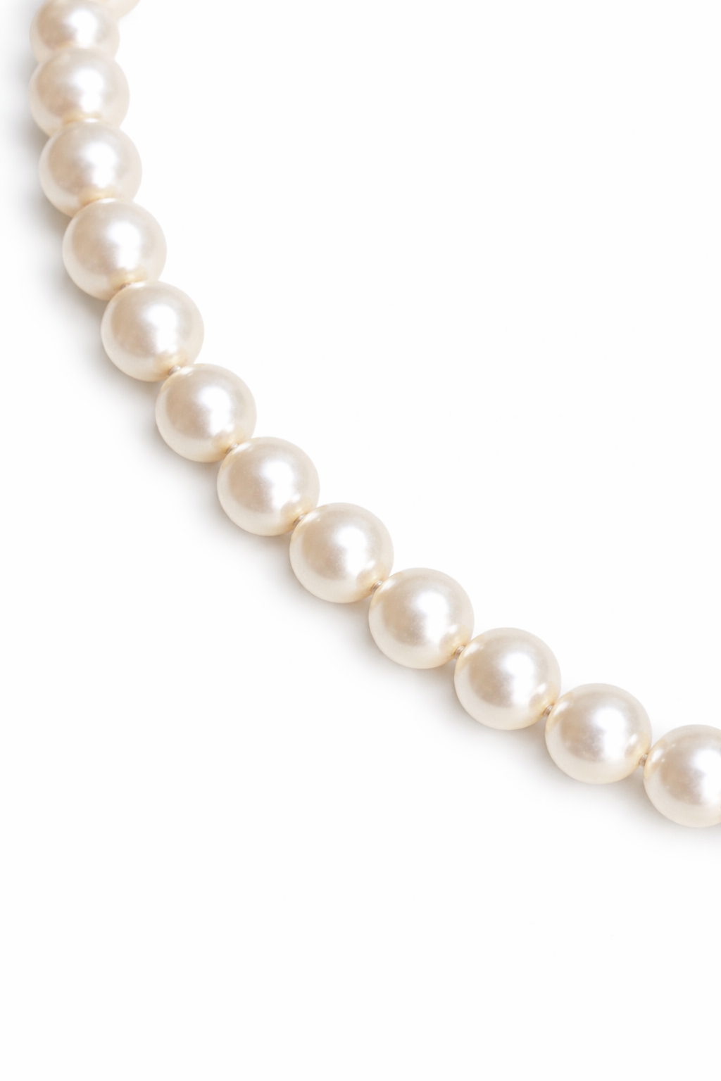 Classic Cultured Pearl Strand Necklace with 14K White Gold Clasp