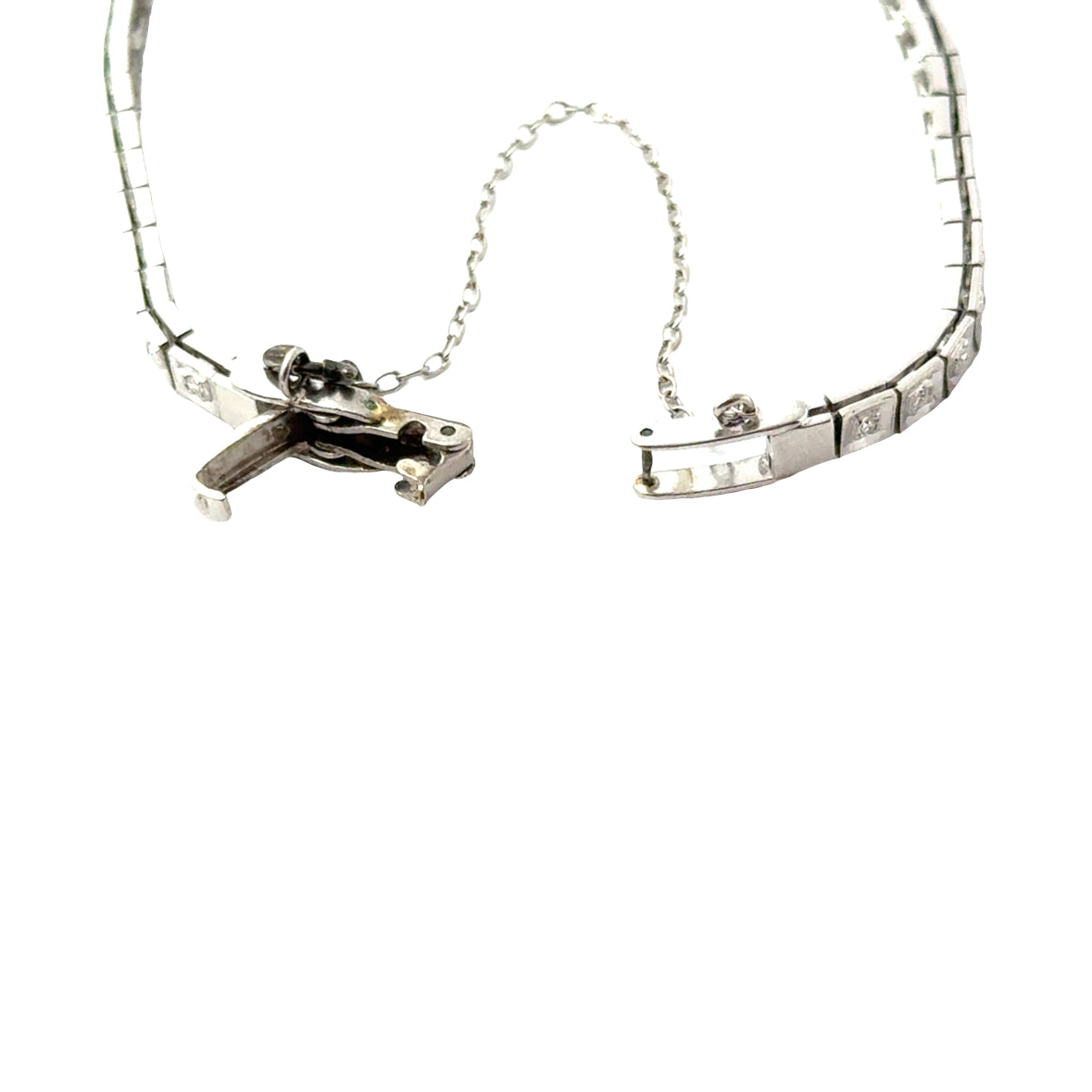 Glycine Platinum Diamond Bracelet Watch – 1920s Art Deco