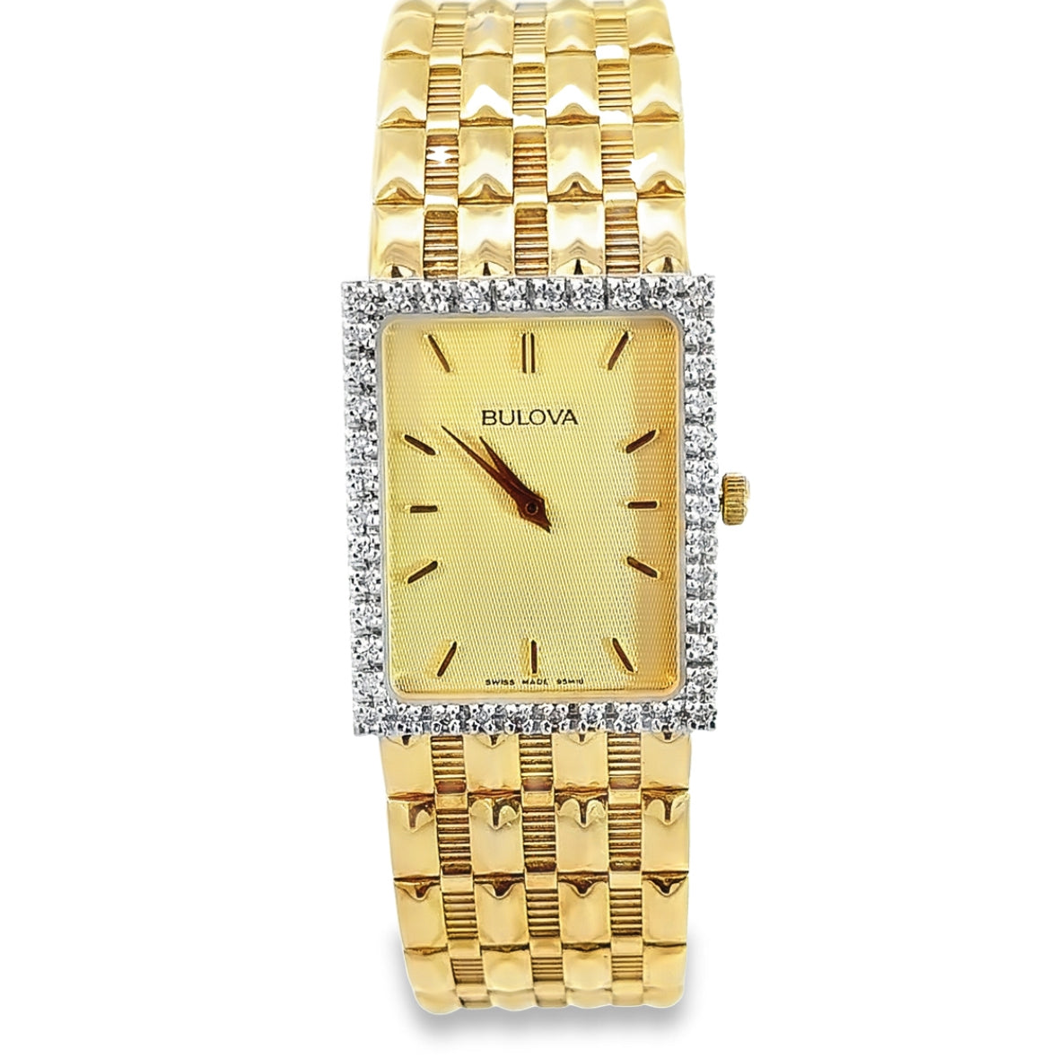 Bulova 14k Gold Watch With Diamonds Vintage Watch Ladies Bulova