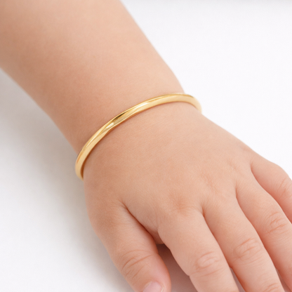 14K Yellow Gold Children’s Hinged Bangle Bracelet