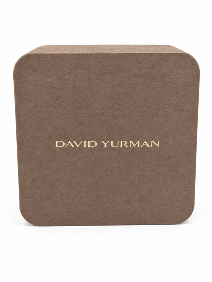 David Yurman Sterling Silver & 18K Yellow Gold Cable Bangle Bracelet