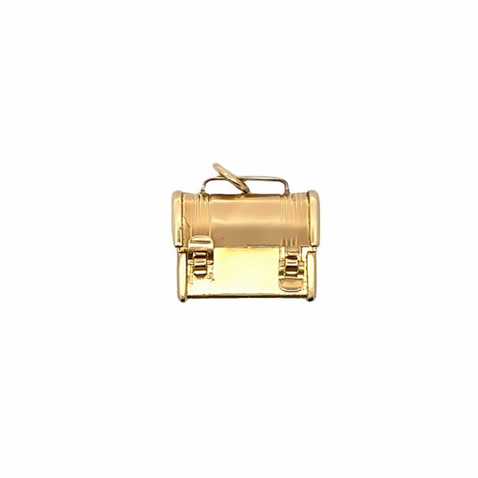 Vintage 14K Yellow Gold Bag Charm