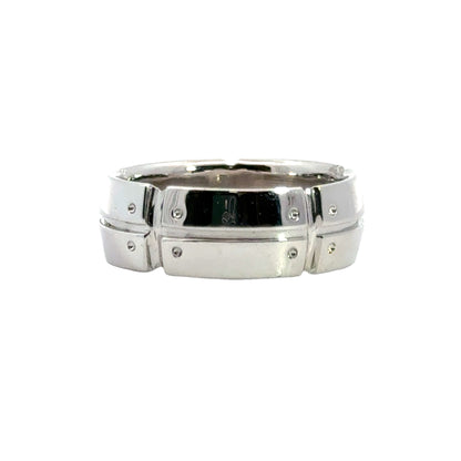 Tiffany & Co.Streamerica 18K White Gold Men’s Band Ring