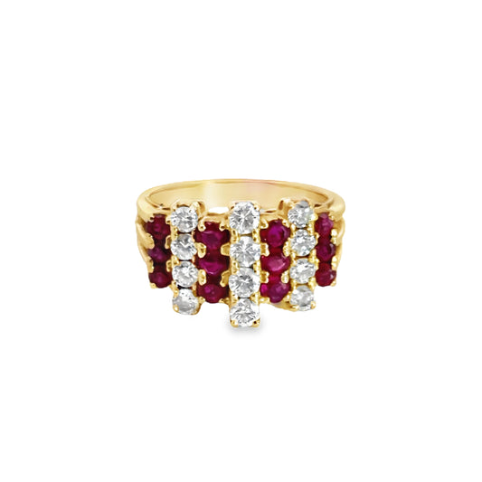 Tiffany & Co. Ruby & Diamond Ring