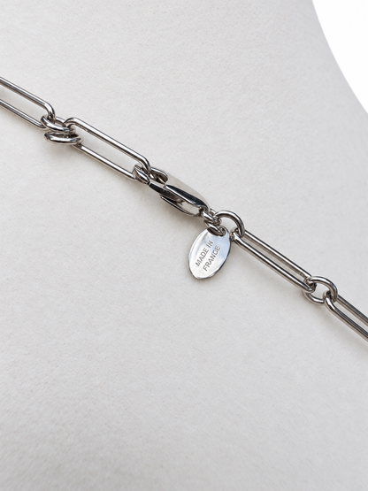 Hermès Curiosité Long Necklace with Two Removable Charms – 34 Inches – Original Box