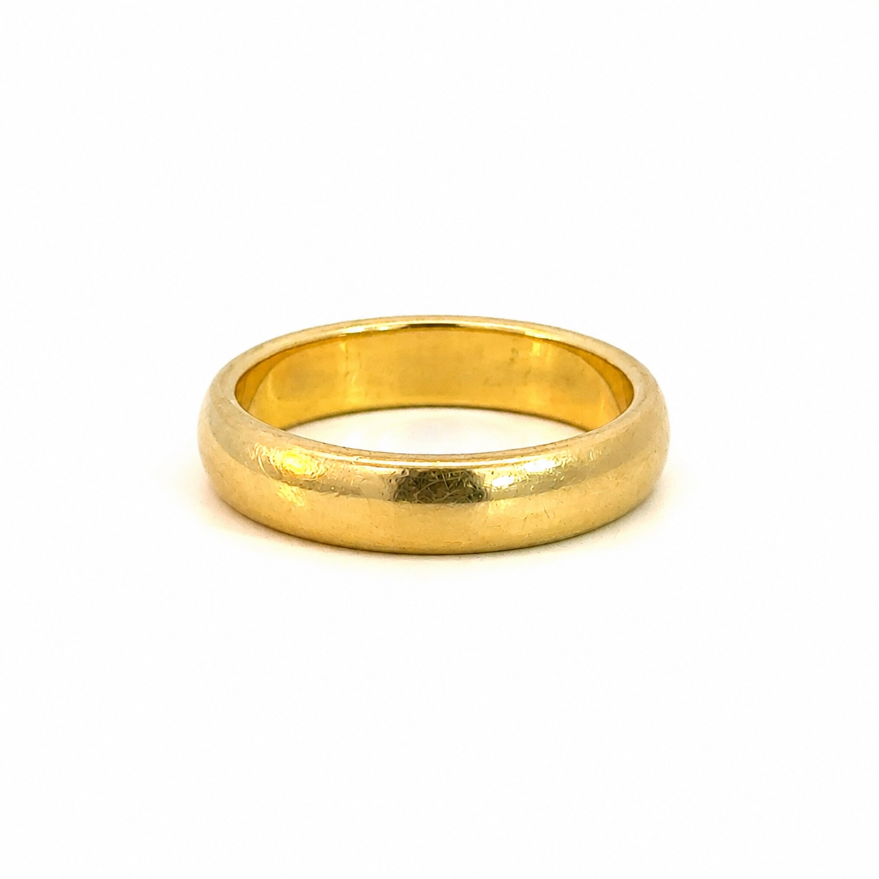 Tiffany & Co. Tiffany Forever Women’s Wedding Band in 18K Yellow Gold – Size 7.5