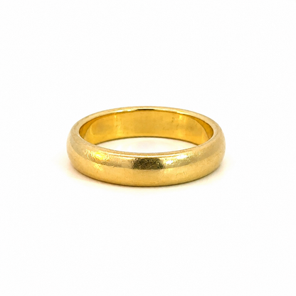 Tiffany & Co. Tiffany Forever Women’s Wedding Band in 18K Yellow Gold – Size 7.5