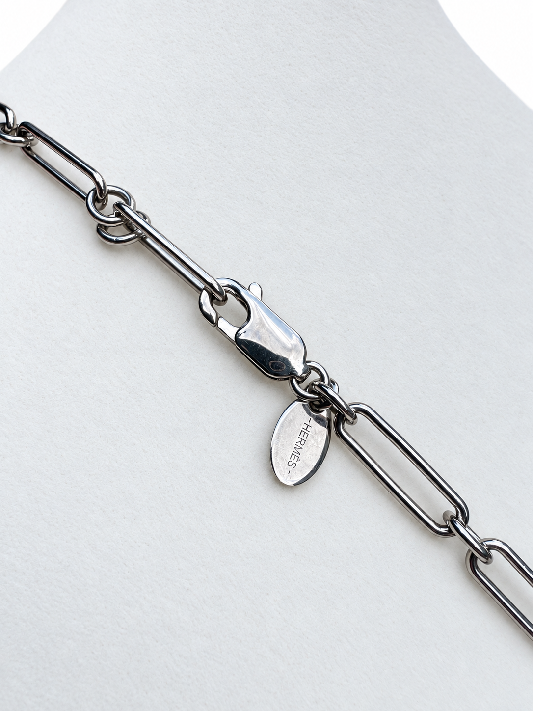 Hermès Curiosité Long Necklace with Two Removable Charms – 34 Inches – Original Box