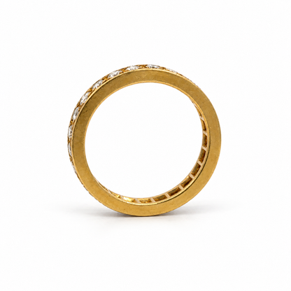 14K Yellow Gold Diamond Eternity Band