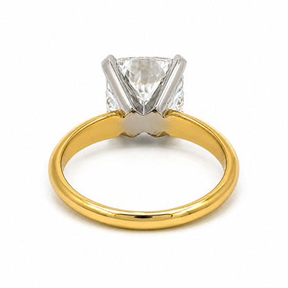 Classic 14K Gold Lab Grown Diamond Solitaire Ring