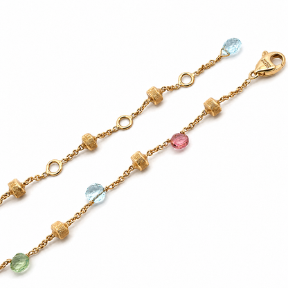 Marco Bicego 18K Yellow Gold Multi-Gemstone & Diamond Necklace