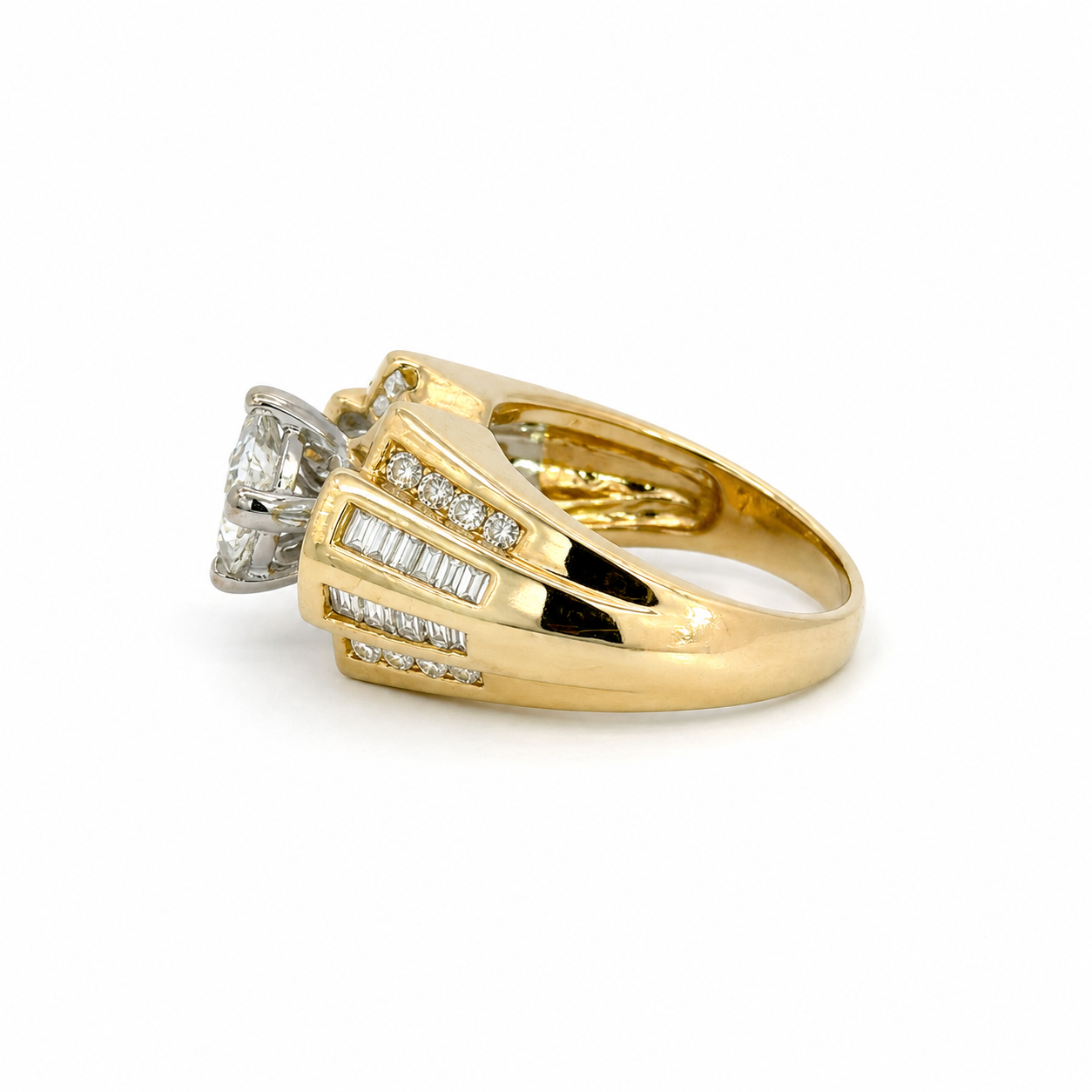 Bold Vintage 1980-1990’s Ring 14K Yellow Gold