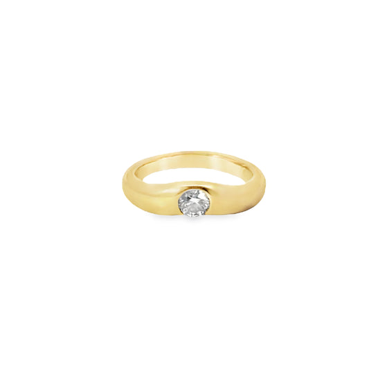 Tiffany & Co. Peretti 18K Yellow Gold Engagement Ring