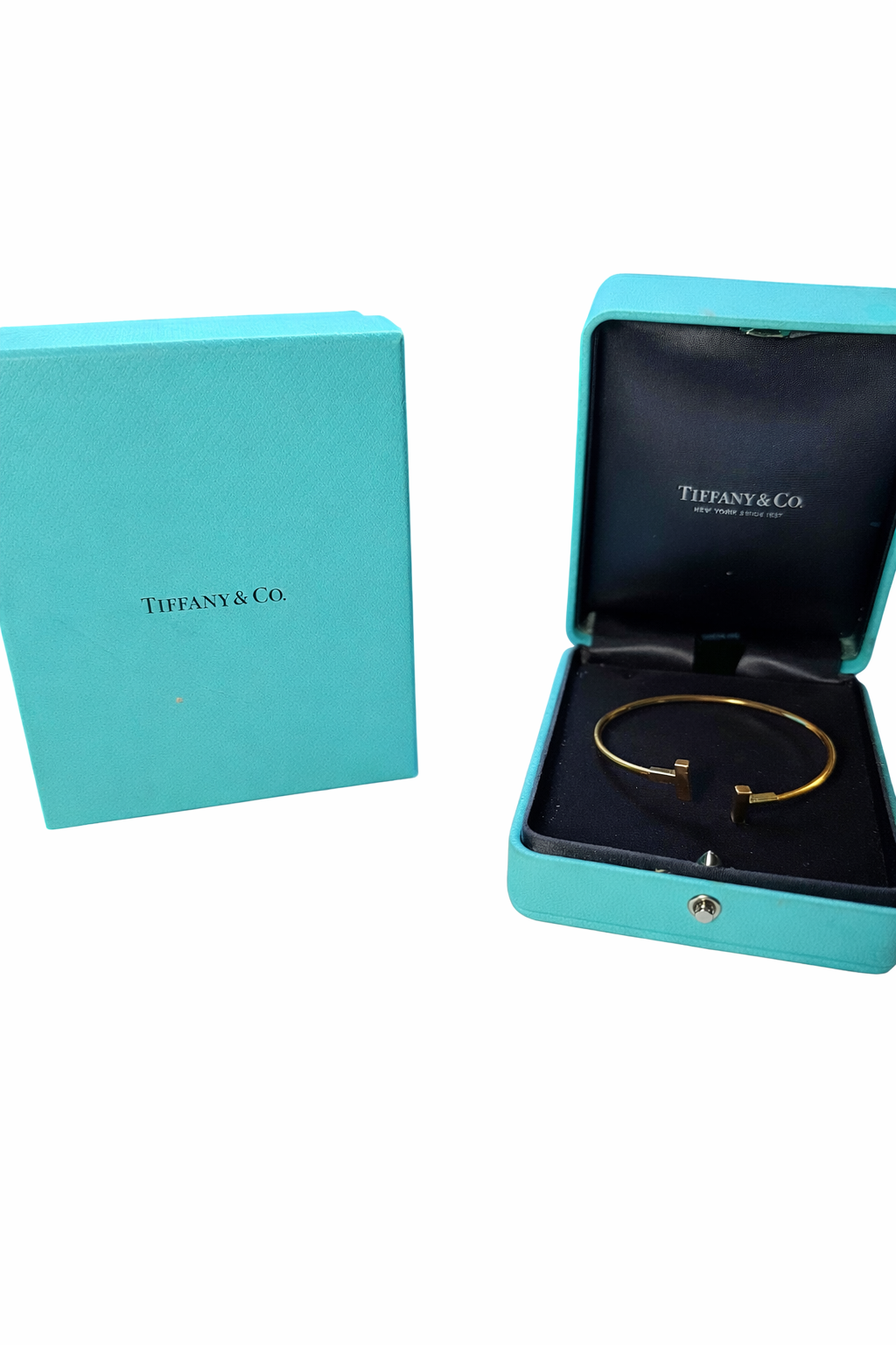 Tiffany & Co. T Wire Bracelet – 18K Yellow Gold | Size Medium