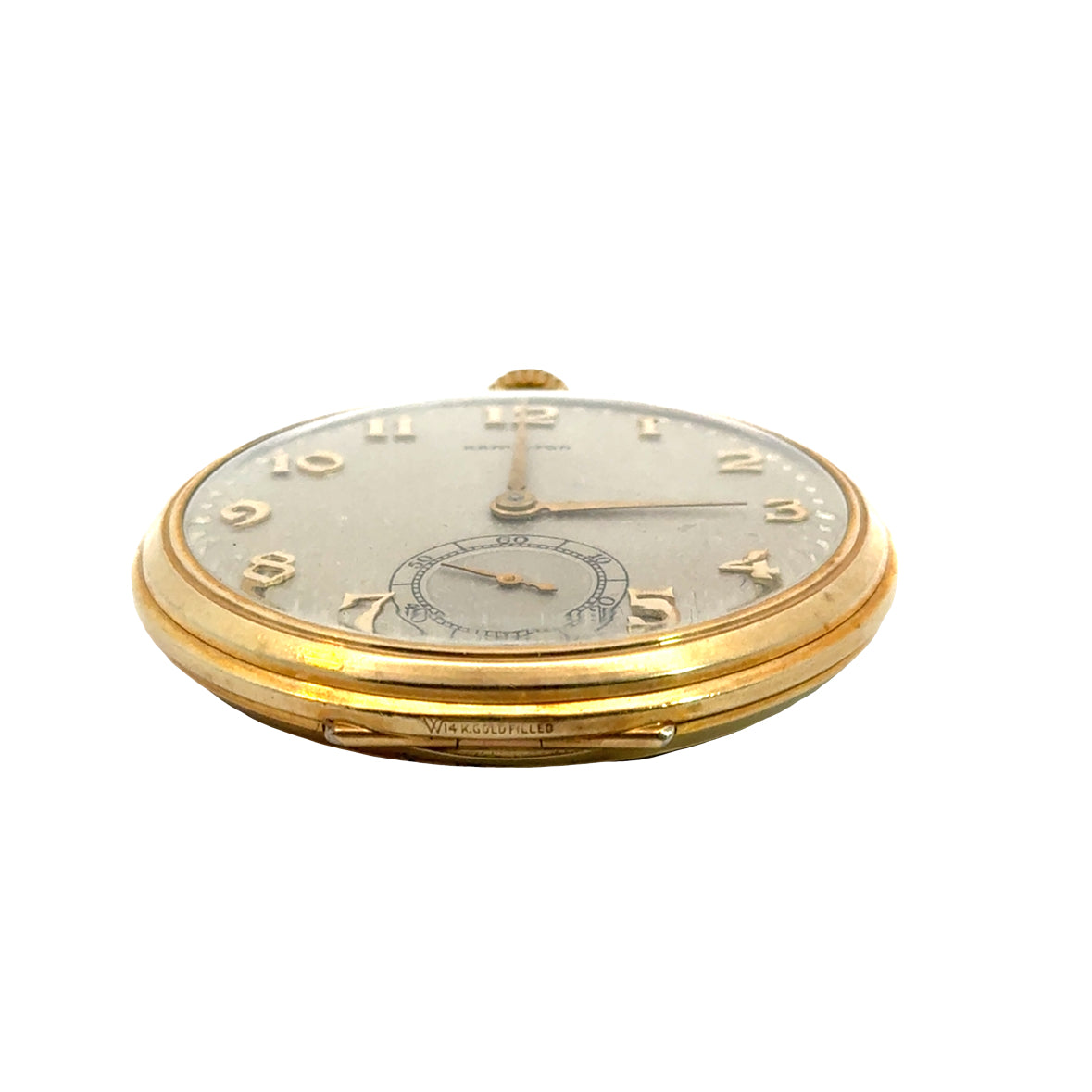 Hamilton 21 Jewel Pocket Watch – 14K Gold Filled – Mid-Century Vintage