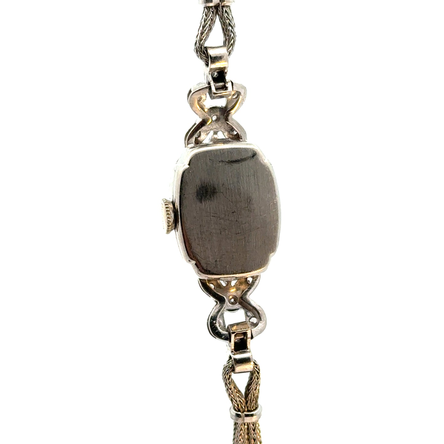 Antique Bulova Diamond Watch – Art Deco Elegance (c. 1930s–1940s)