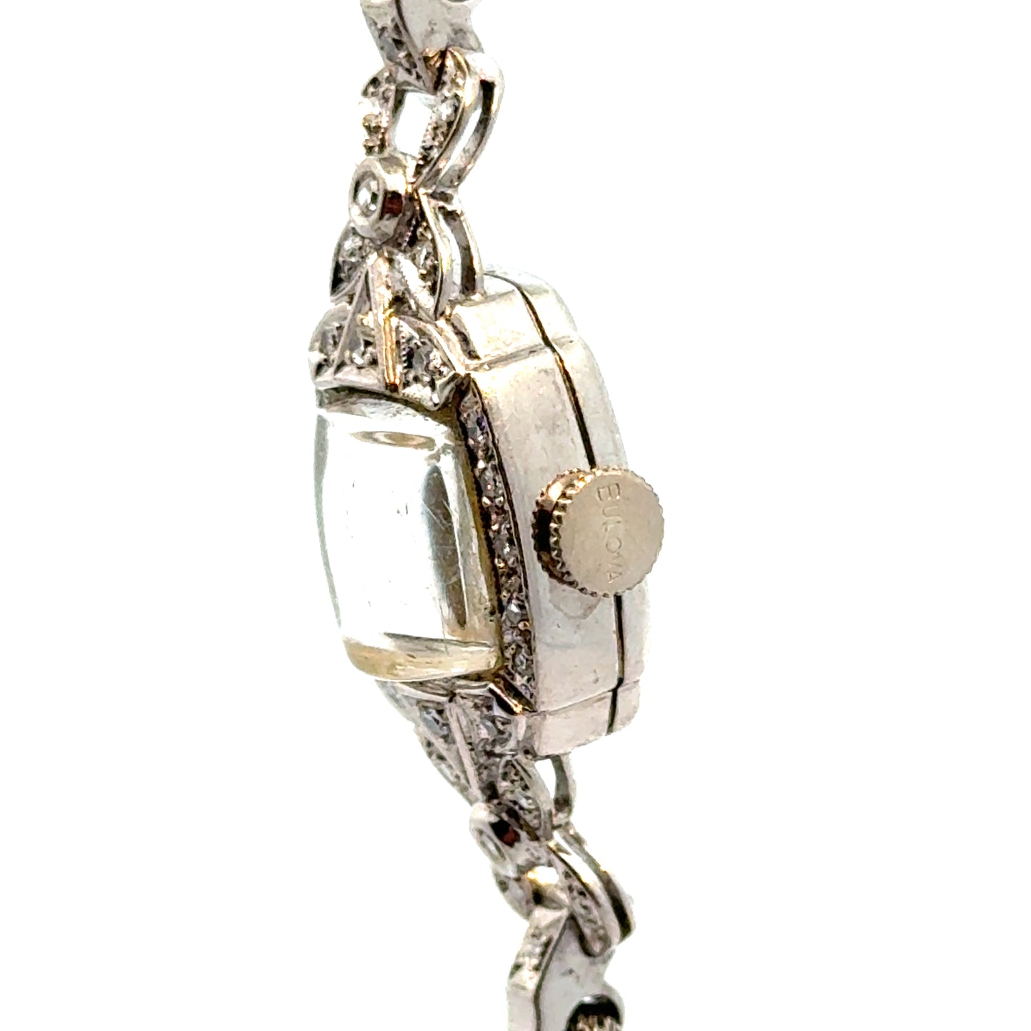 Antique Bulova Diamond Watch – Art Deco Elegance (c. 1930s–1940s)