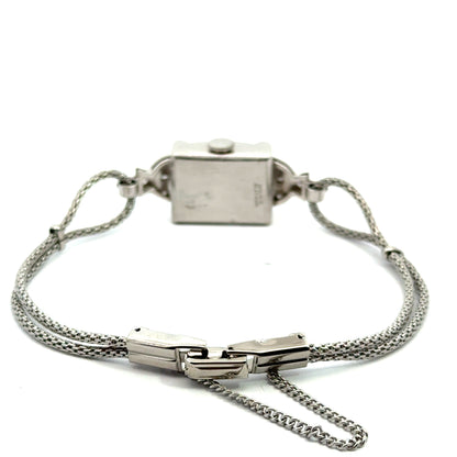 Platinum & Diamond Bulova Deco Jewel Watch – 1920’s