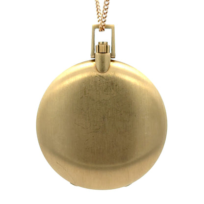 Mid Century Bucherer Satin- finished 18K Gold Pocket Watch