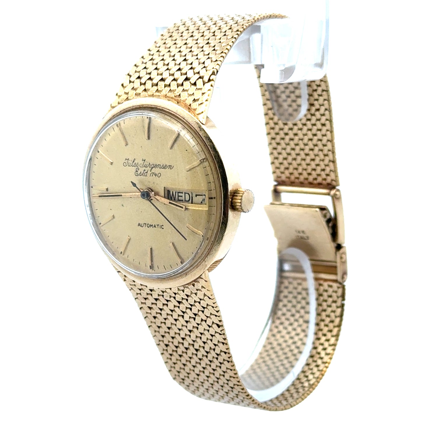 Jules Jurgensen 14K Yellow Gold Men’s Watch