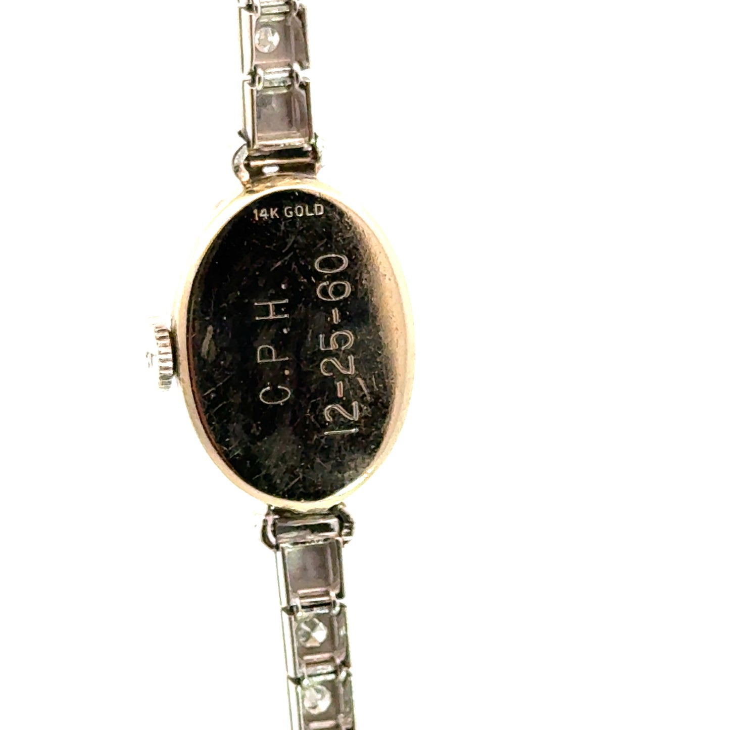 1920s Movado 14K White Gold Diamond Bracelet Watch – Art Deco Elegance