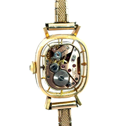 Vintage Bucherer 14K Yellow Gold Watch – 17 Jewels  (Circa 1965–1975)
