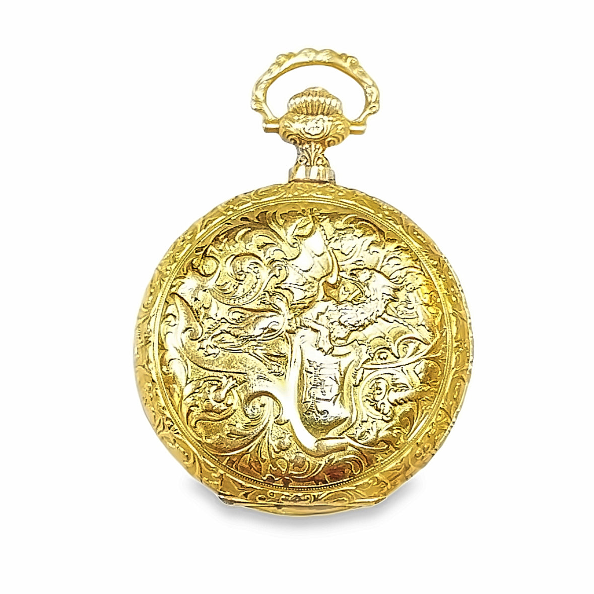 Antique Longines 18K Yellow Gold Pocket Watch