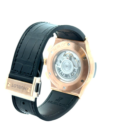 Hublot Classic Fusion King Gold Diamonds Chronograph