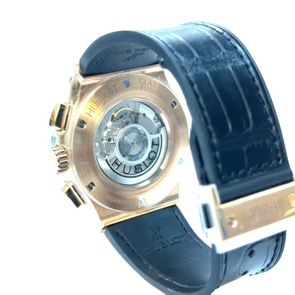 Hublot Classic Fusion King Gold Diamonds Chronograph