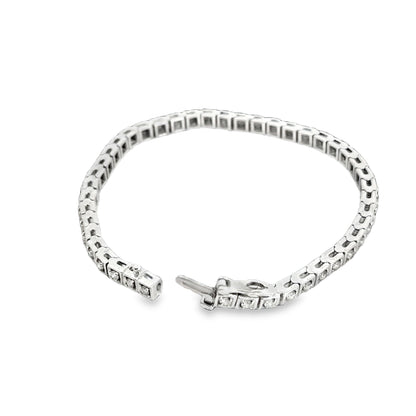 14K White Gold & Diamond Tennis Bracelet