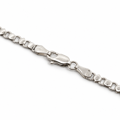 18K White Gold Diamond Swag Necklace with Teardrop Dangle — Approx. 4.84 CT, 16 Inches