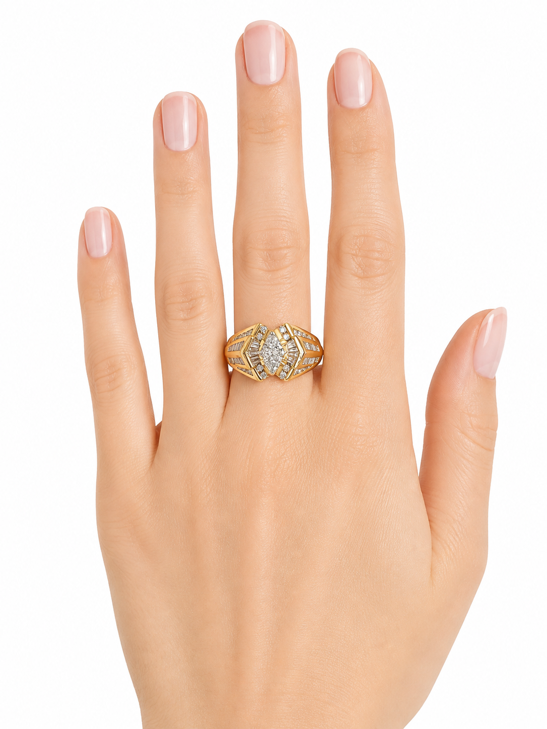 Bold Vintage 1980-1990’s Ring 14K Yellow Gold