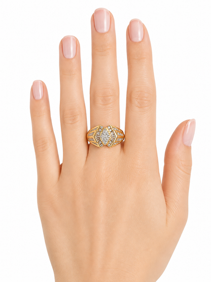 Bold Vintage 1980-1990’s Ring 14K Yellow Gold