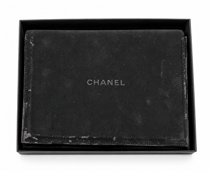 CHANEL A36121 Long Glass Pearl & Crystal Five CC Sautoir Necklace 42” with Original Box