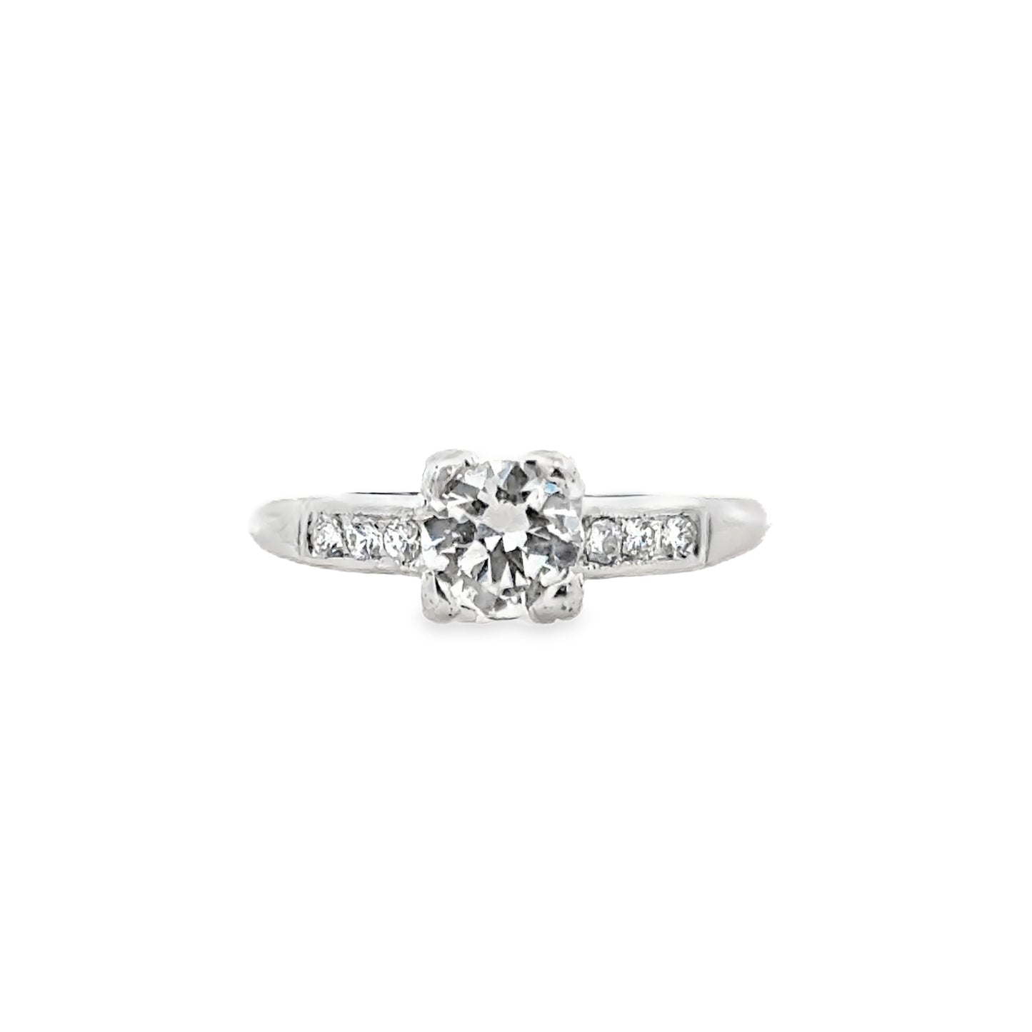 Timeless Platinum Diamond Engagement Ring