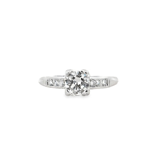 Timeless Platinum Diamond Engagement Ring