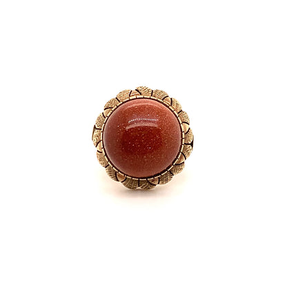 1950's Captivating Sparkly Sunstone Ring