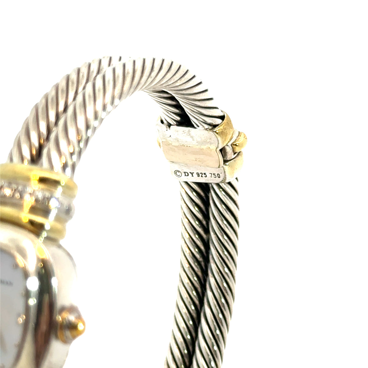 David Yurman Cable Classic Two-Tone Diamond Watch