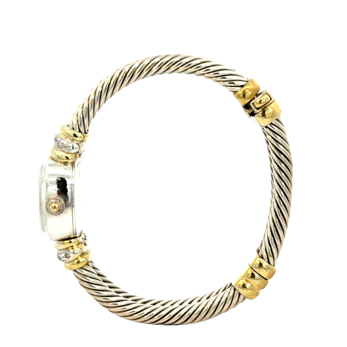 David Yurman Cable Classic Two-Tone Diamond Watch