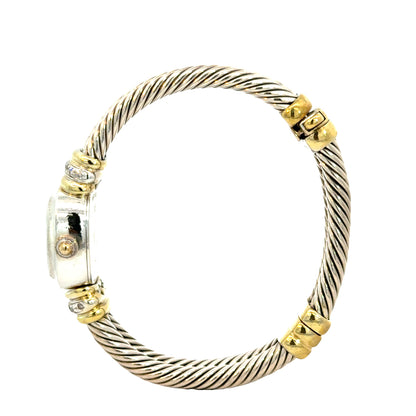 David Yurman Cable Classic Two-Tone Diamond Watch