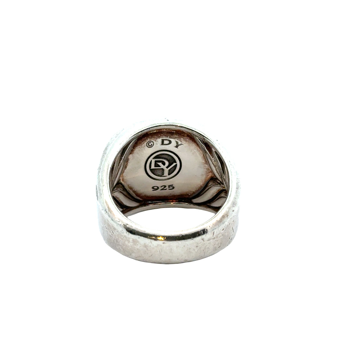 David Yurman Men’s Black Onyx Signet Ring – Sterling Silver