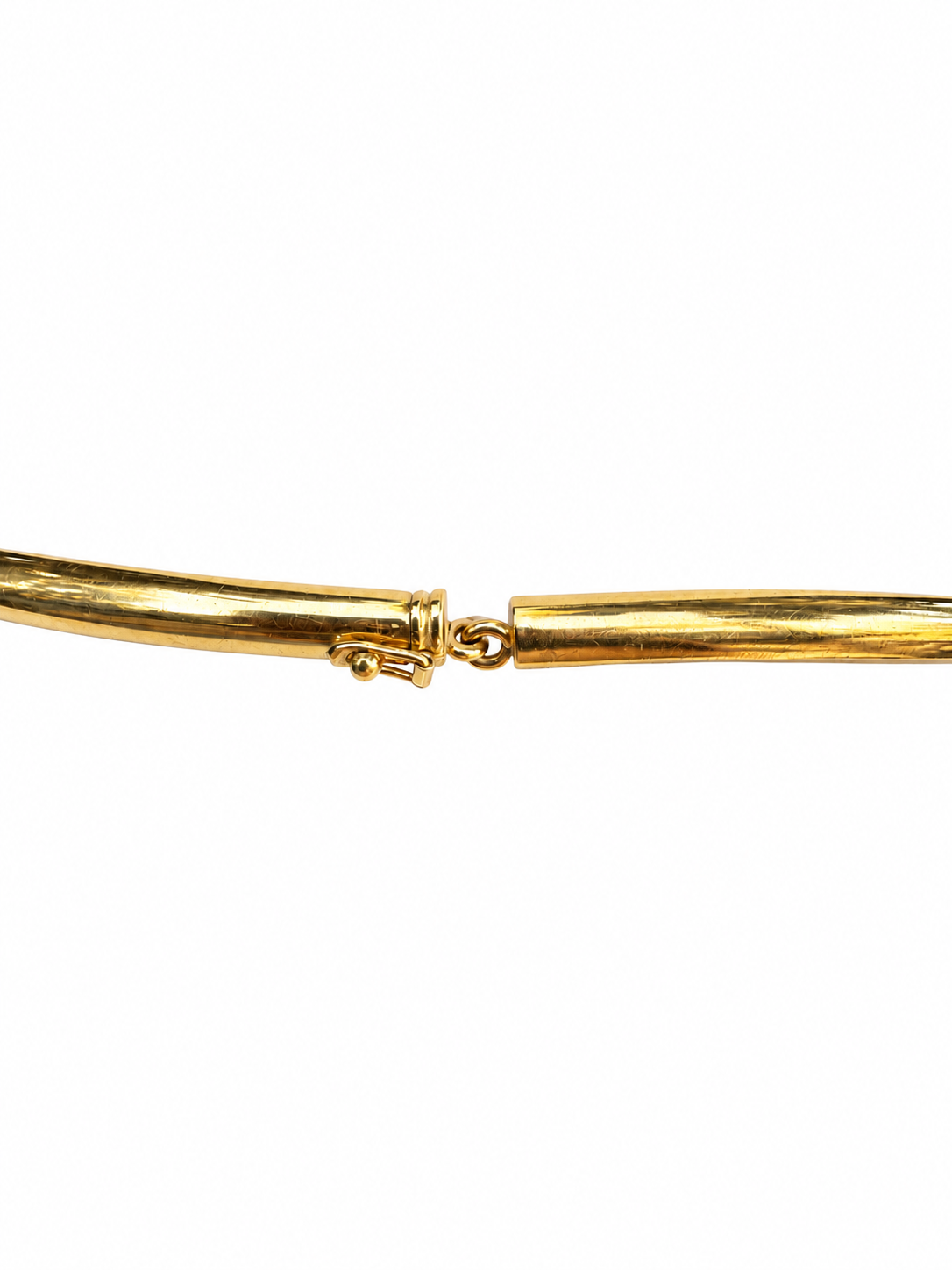 18K Yellow Gold 4.80 CT Diamond Sculptural Choker Necklace