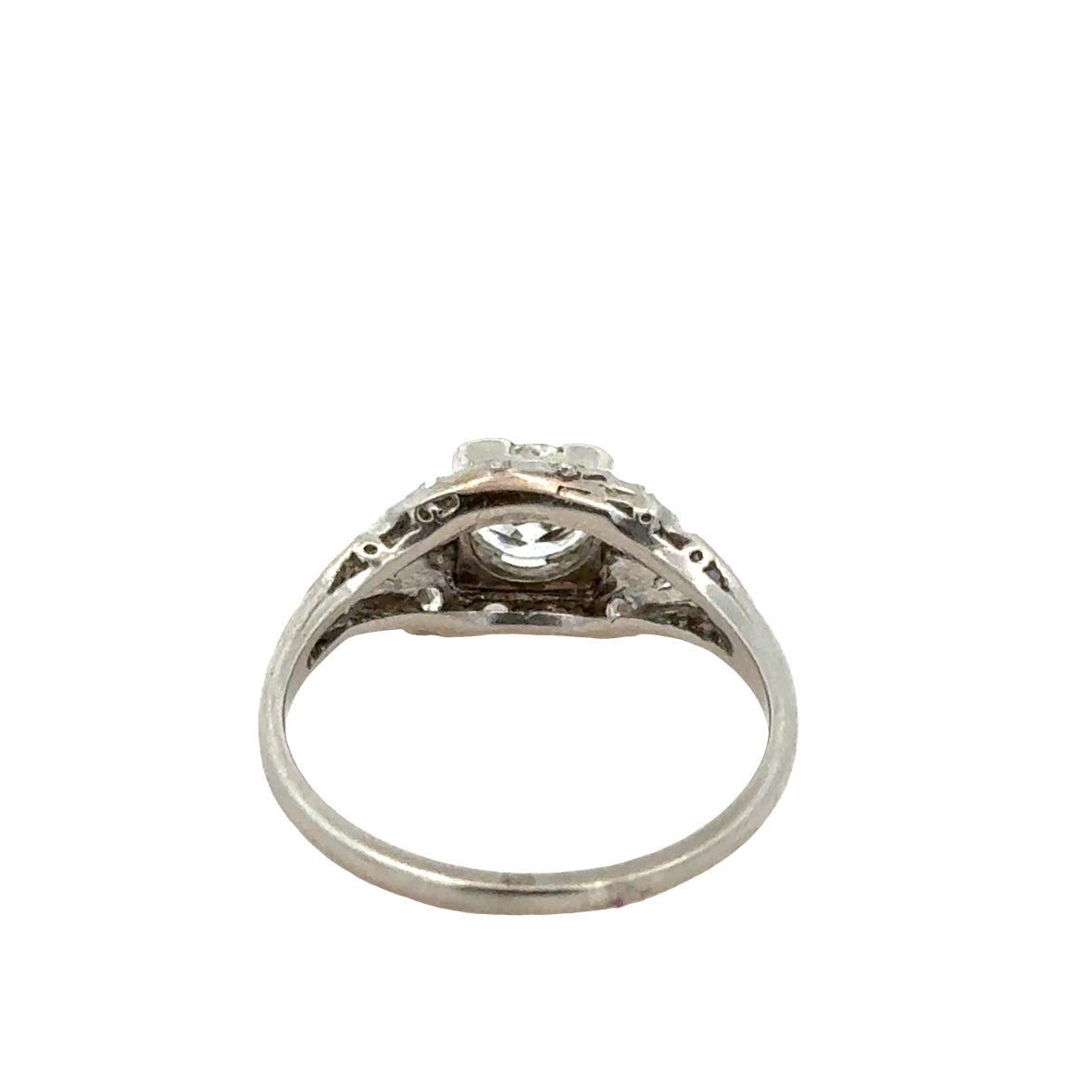 Antique Platinum Diamond Engagement Ring – Art Deco Era