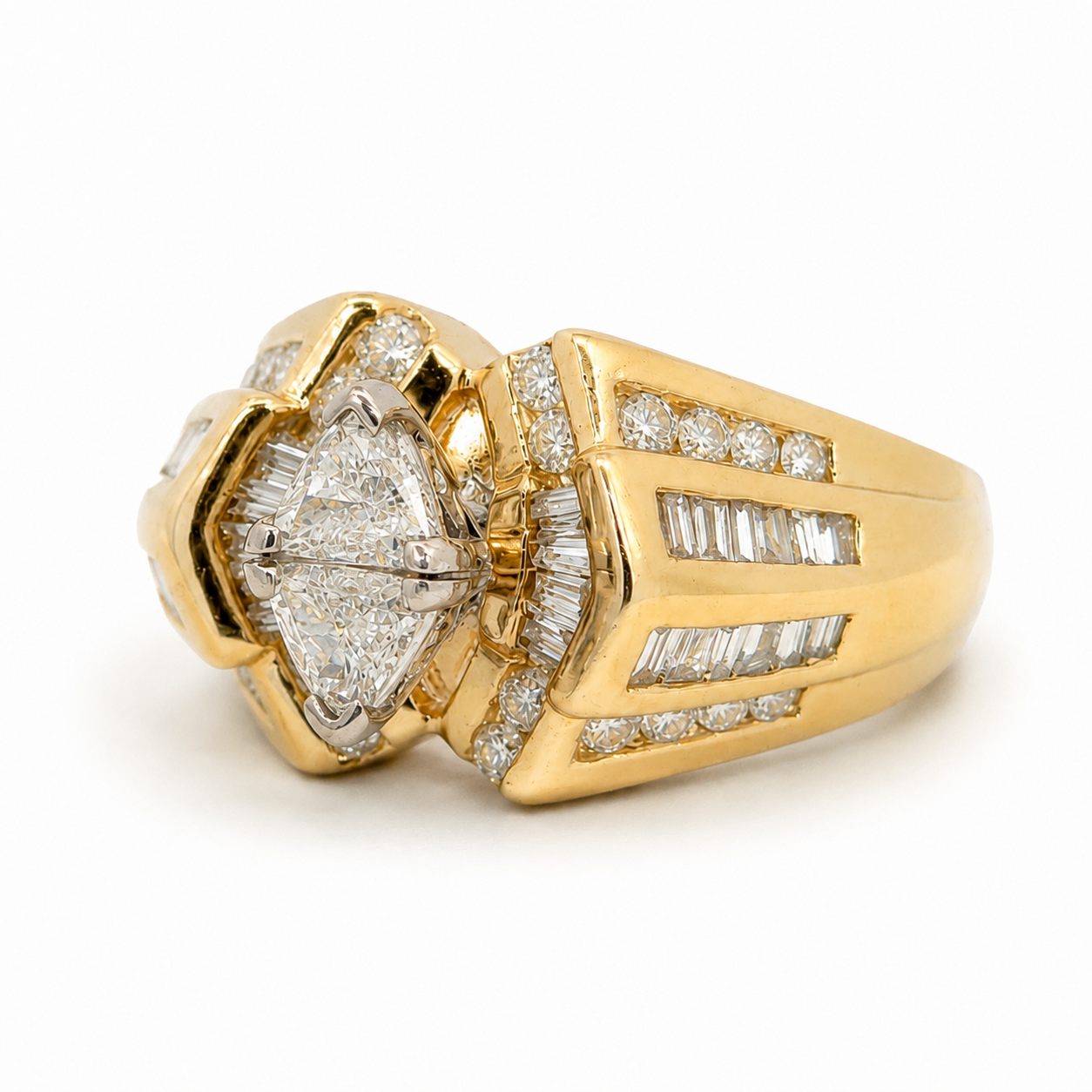 Bold Vintage 1980-1990’s Ring 14K Yellow Gold
