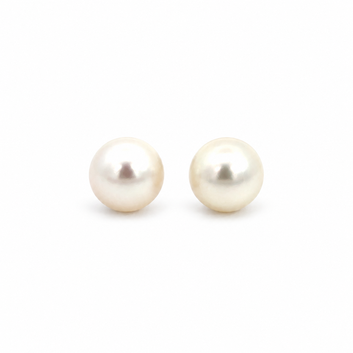 18K Yellow Gold 7mm Pearl Stud Earrings