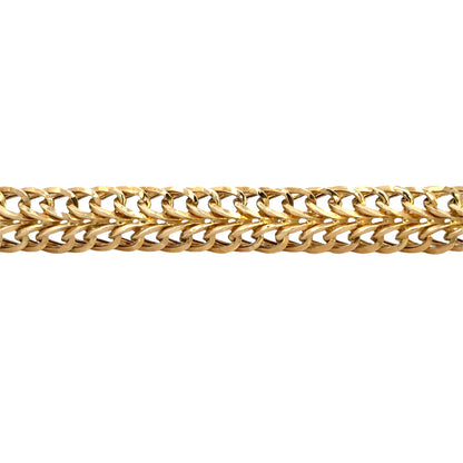 14K Yellow Gold Woven Link Bracelet