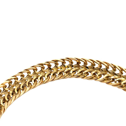 14K Yellow Gold Woven Link Bracelet