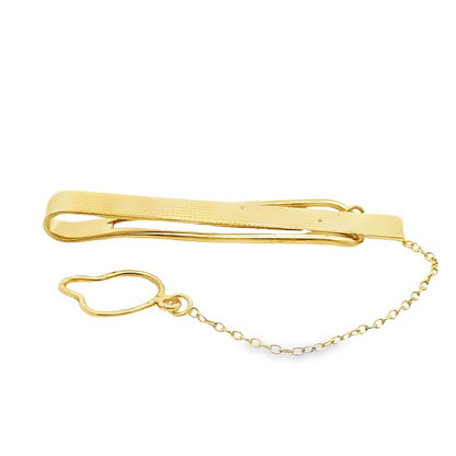 18K Yellow Gold Tie Clip