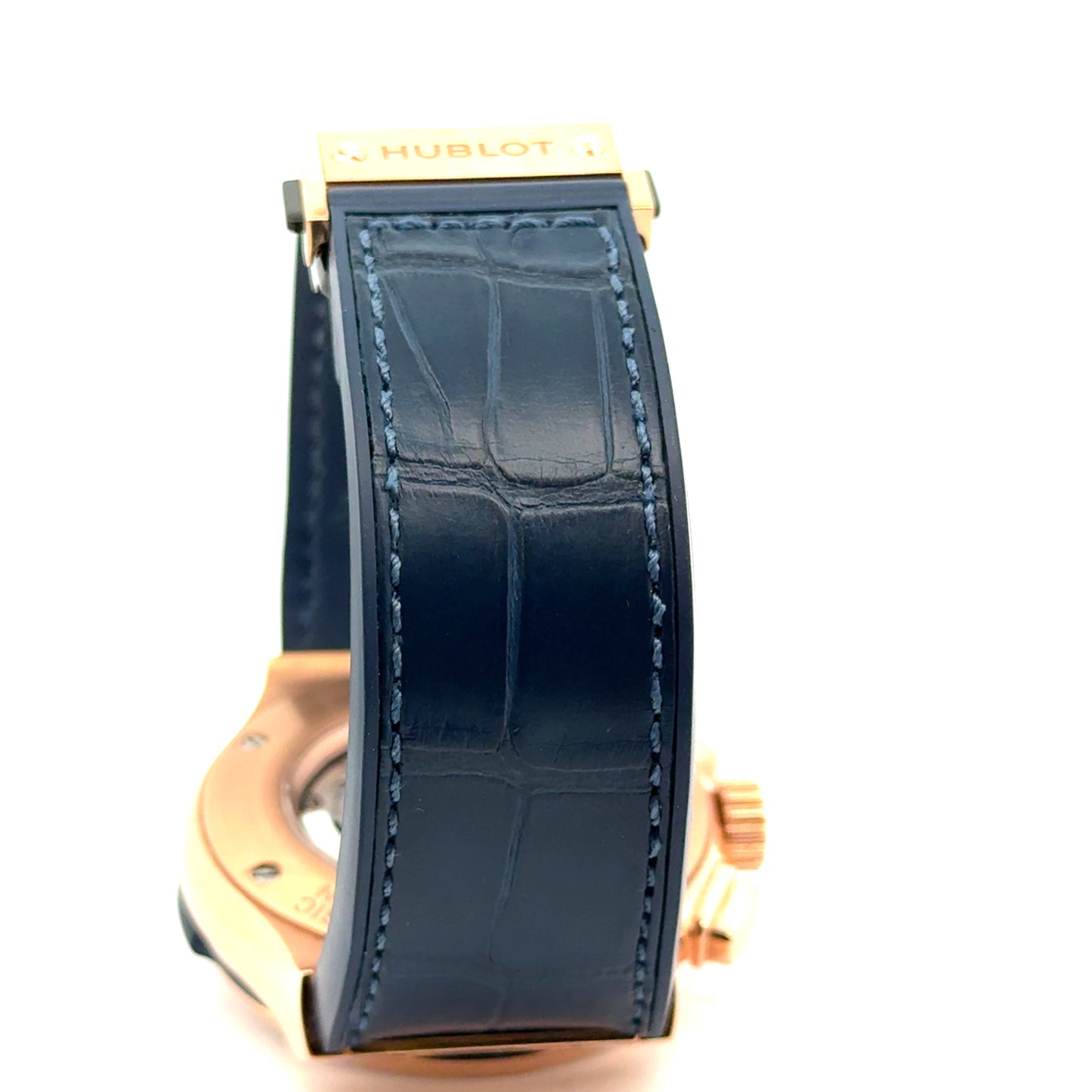 Hublot Classic Fusion Blue Chronograph – 18K King Gold –