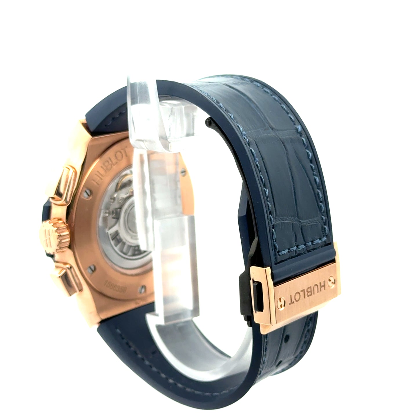 Hublot Classic Fusion Blue Chronograph – 18K King Gold –